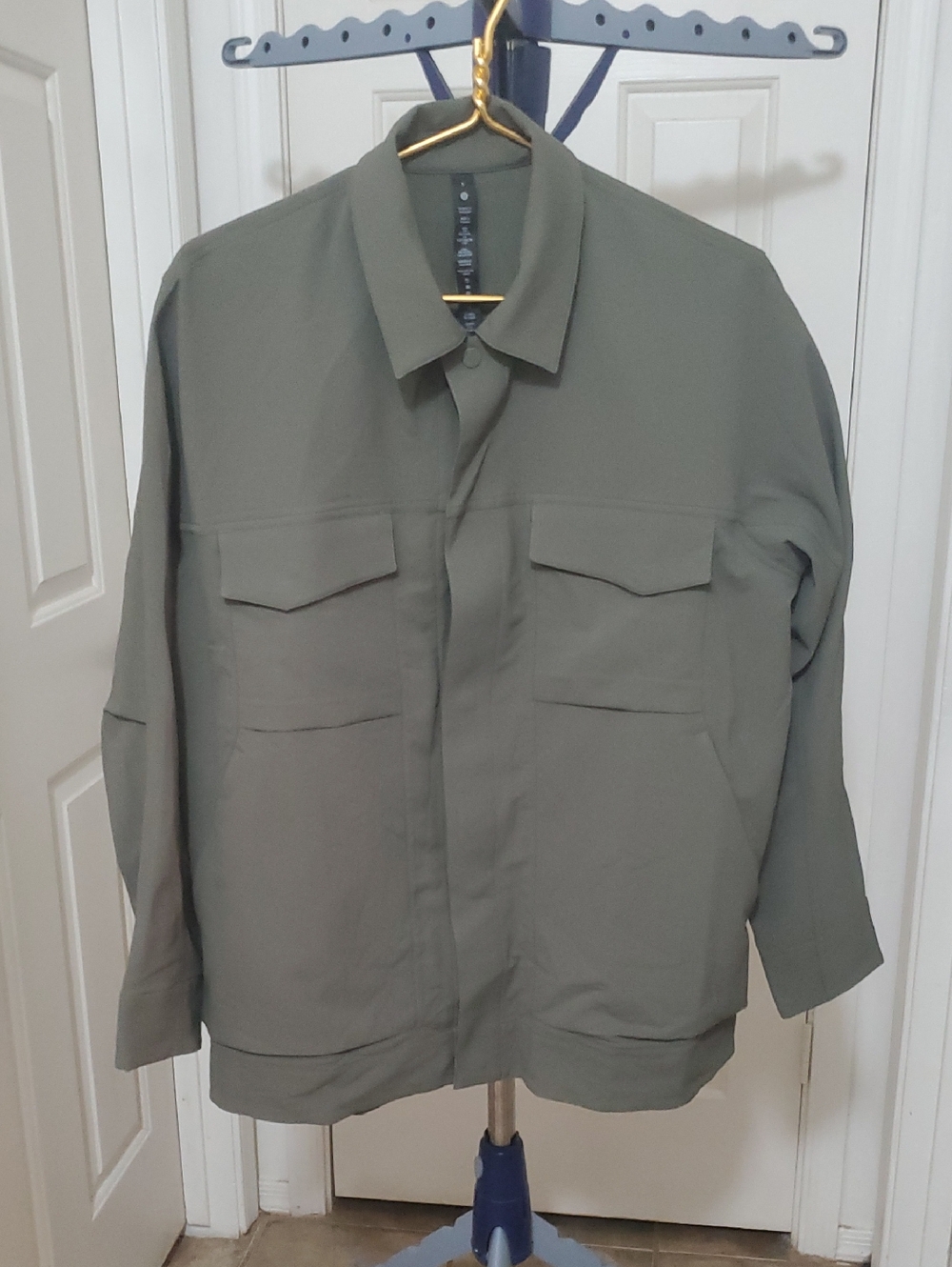 lululemon athletica Olive Green Military-Style Utility Jacket
